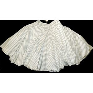 Jottum Euro boutique twirl bubble skirt nautical cream blue striped 140 8 9 10